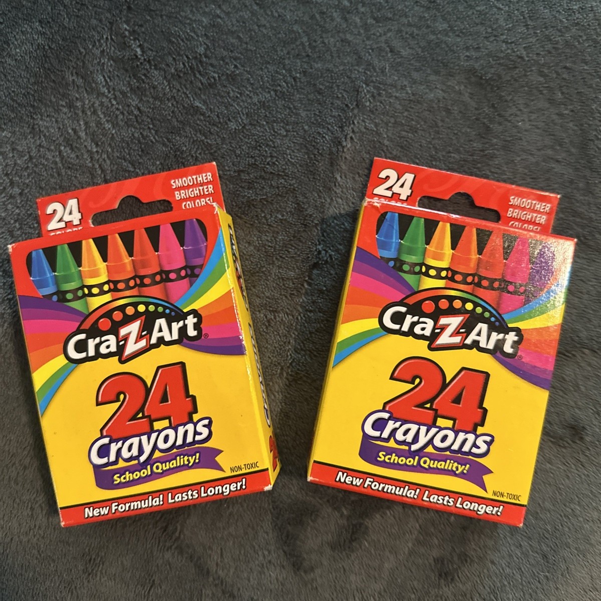2 PACKS - CRA-Z-ART 24 CRAYONS - BRAND NEW | eBay