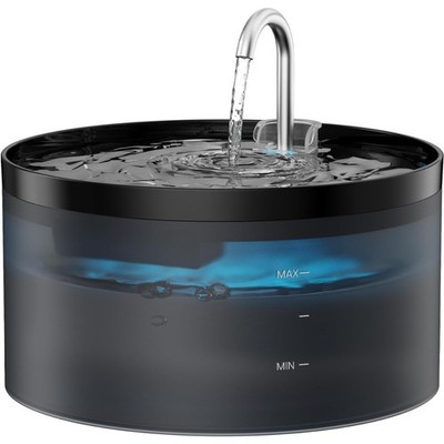 Bemoony Katzenbrunnen 3.2L Trinkbrunnen für Katzen, Leise, LED, Mehrere Filte...