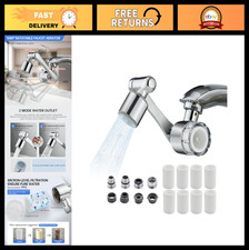 Water Filter Faucet Extender, 1080 Swivel Aerator, 2 Spray Modes, Brass Purifie