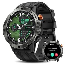 Smart Watches for Men, Bluetooth Call Military Smart Watch, Waterproof...