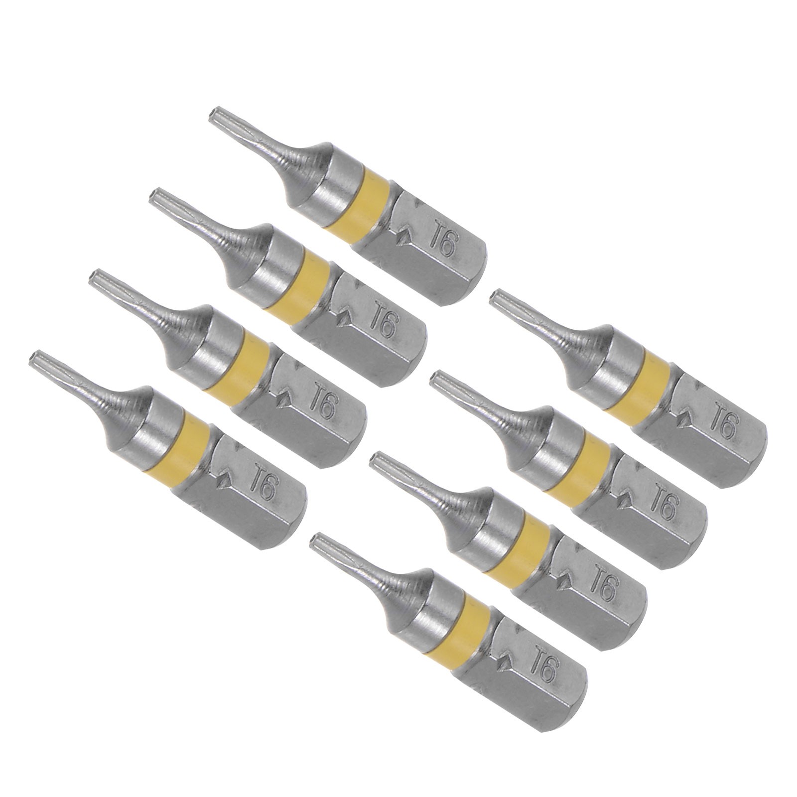 8pcs Torx Screwdriver Bits 25mm Length 1/4