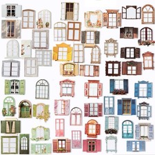 60 Pcs Window Frame Scrapbook Stickers for Junk Journal Card Making Collage Phot