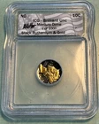 1944 Mercury Dime Black Ruthenium & Gold ICG-Brilliant Unc 1 of 1000 (604ICG)