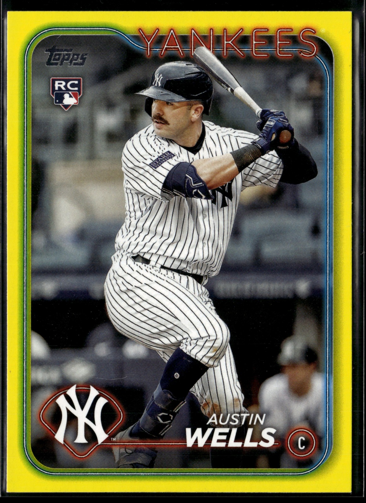 2024 Topps #624 Austin Wells Yellow