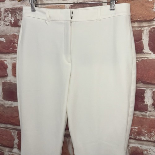 White House Black Market Elle Slim Pants Womens 12 Short Career Work Trousers - Picture 4 of 10