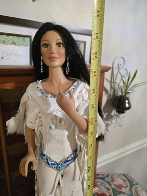 Ashton Drake 1993 Vintage Porzellan Puppe Indianer