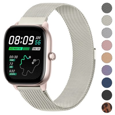 20 22mm Milanese Magnetic Band for Amazfit GTS GTR Bip Series Watchband