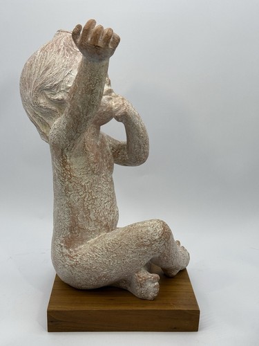 Austin Productions Nude Baby 1969 Reaching Boy/Child 16"Tall Sculpture 11 Lbs - Picture 4 of 7