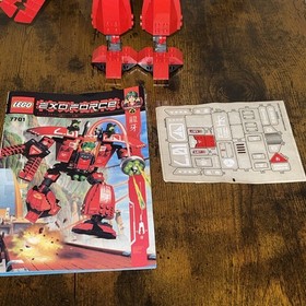 2006 LEGO Exo-Force #7701 Grand Titan Complete. Takishi Mini Fig & Instructions