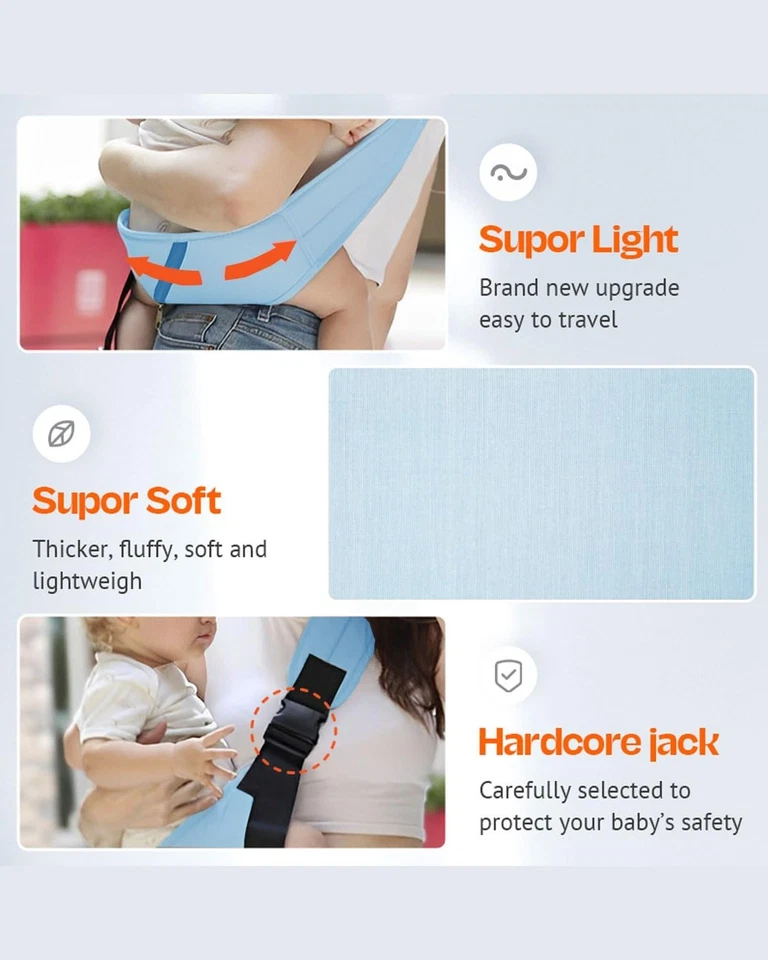 Portabebés Recién Nacido a Niño Pequeño - Ergonómico con Correa Ajustable,Portátil Foto 4 de 4