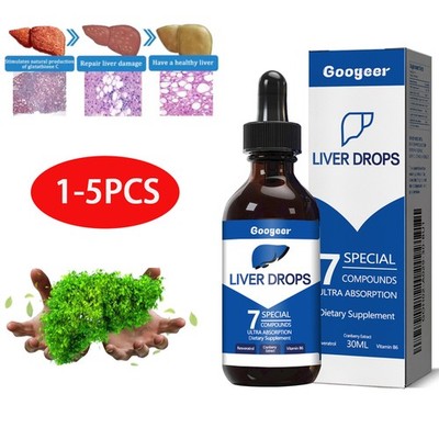 Extra Strength Liver Cleanse & Detox Repair Liquid, Liver Support Liquid Drops