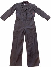 Bulwark FR coveralls Sz 46 Regular Gray Polyester Cotton Blend 9.0 ATPV Mexico