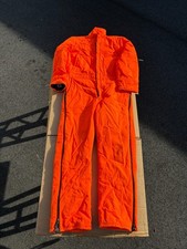 WALLS  BLIZZARD-PRUF  Orange Insulated Coveralls M 38-40 Vintage Rare Hunting