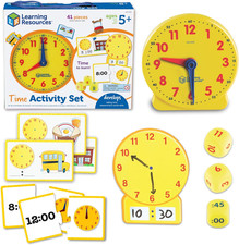 Time Activity Set Teaching Clocks for Kids, Teacher Classroom Must Haves, Elem