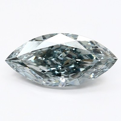 1.86 Ct Marquise IGI Certified Loose Lab Grown Diamond F.I.Blu.Green Color VS1