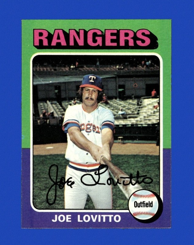 1975 Topps Set-Break # 36 Joe Lovitto NM-MT OR BETTER *GMCARDS*