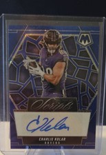 2025 Panini Mosaic - Scripts Charlie Kolar #SCR-CKR No Huddle Blue Prizm (AU)