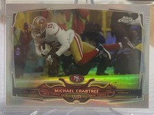 2014 Topps Chrome Football Refractors Michael Crabtree 49ers Raiders