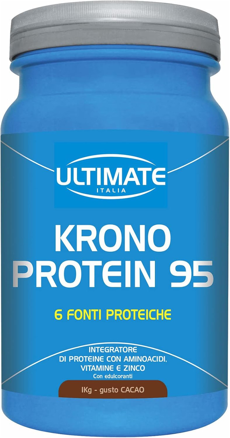 Migliori Proteine a Lento Rilascio: Krono Protein 95 Cacao 1Kg Ultimate