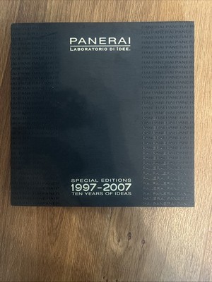 Panerai Special Editions 1997 -  2007 Ten Years of Ideas