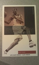 Mini poster Allen Iverson Philadelphia 76ers #6594 NBA 4x6 pollici