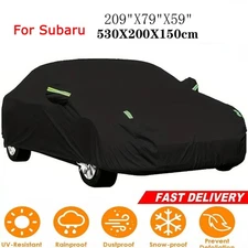 Full Car Cover Outdoor Snow Rain Waterproof Dust UV Protection For Subaru Sedan