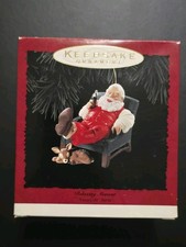 Hallmark Coca-Cola Santa Claus Keepsake Ornament 1994 "Relaxing Moment"