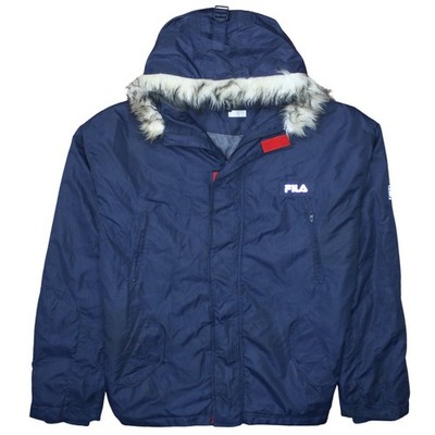 Parka Mantel Herren UK Größe XL FILA Blau