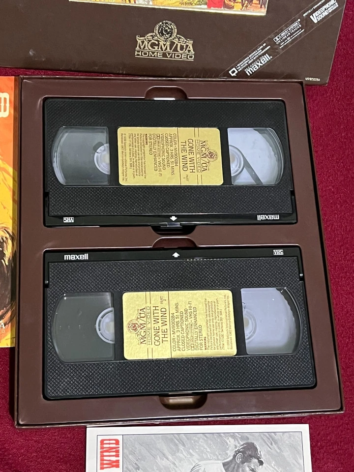 GONE WITH THE WIND VHS MGMHOME VIDEO DOLBY Clark Gable Vivian Leigh - Image 4 of 4
