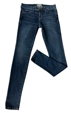 Current/Elliott The Ankle Skinny in EAST VILLAGE Dark Blue Jeans Size 28 (29X32)