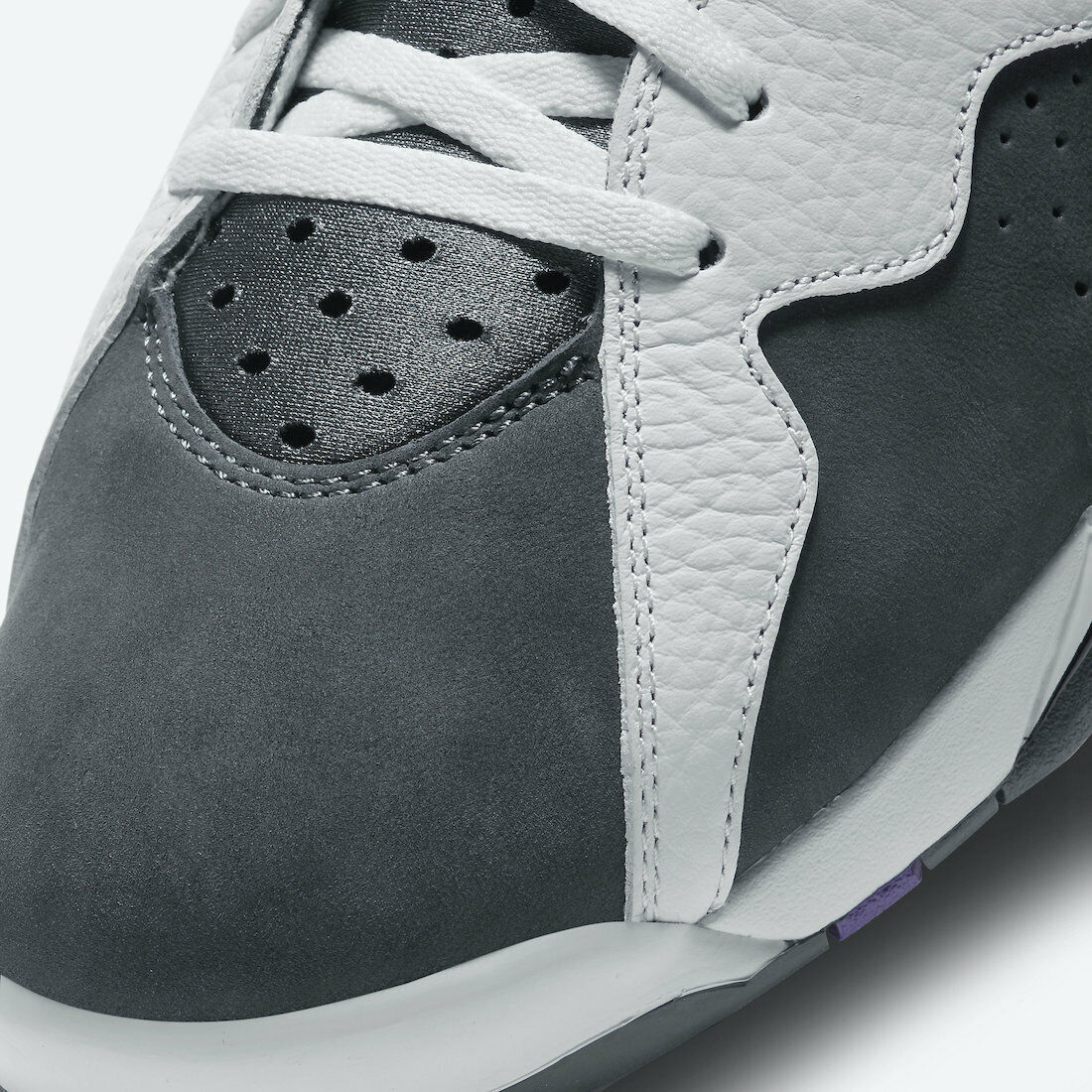 CU9307-100 Air Jordan 7 Retro 'Flint' 2021 Men's White/Gray