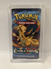 5 x Acrylic Protective Magnetic Display Case For Booster Pack Trading Cards