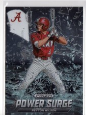 Peyton Wilson 2021 Prizm Draft Picks Baseball Power Surge #PS-PW  (ID 1986)
