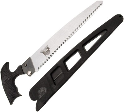 Outdoor Edge Griz-Saw 8'' Blade T-Shaped Handle One-Hand Release Zytel Sheath