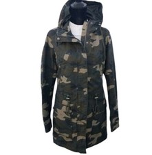 Levi's Camo Hooded Jacket Women's. Size XS. Brown/Green. New With Tags 139