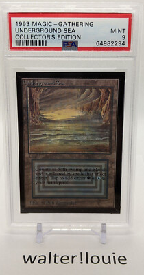 MTG Underground Sea 英語版 3ED版 CGC 9 MTG Magic the Gathering Underground Sea PSA 9 Mint Collectors