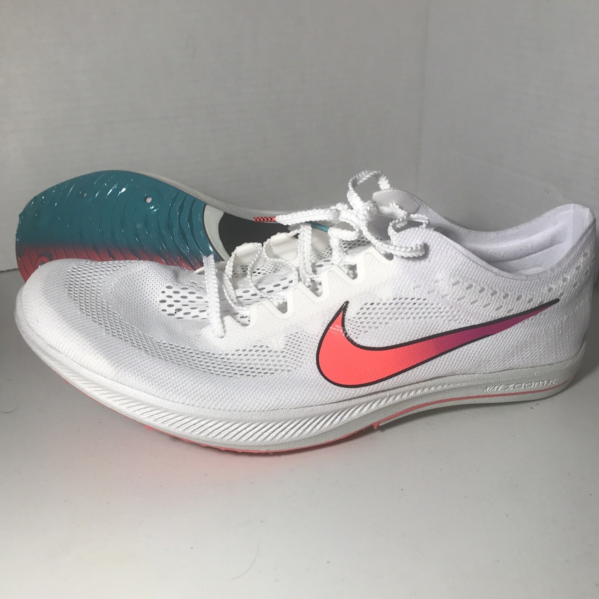 Nike ZoomX Dragonfly Racing White Hyper Jade Crimson Mens Size 13 Nike ZoomX Dragonfly Racing White Hyper Jade Crimson Mens Size 13
