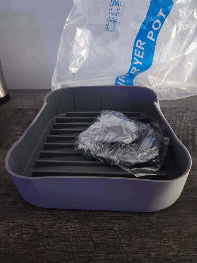 Air Fryer Silicone Pot Basket Liners Non-Stick Safe Oven Baking Tray Accessories