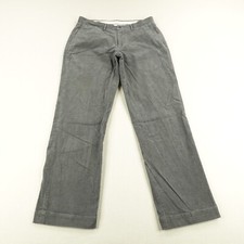 Polo Ralph Lauren Pants Mens 34x32 Gray Corduroy Cords Chino Stretch Classic Fit
