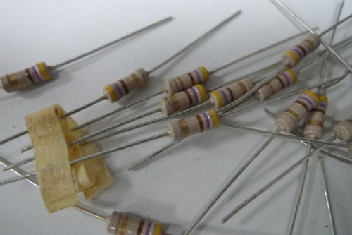 Resistor Metal Film Philips 5% X5 Off Original Vintage Resistors Drop Down Menu - Picture 401 of 657