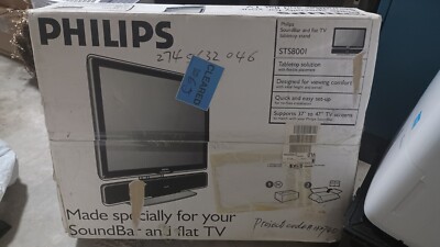Philips Soundbar & Flat TV Tabletop Stand - NIB