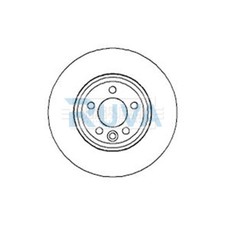 Fits Rover 75 1999-2005 MG ZT 2001-2005 6 2010- Ruva Front Brake Disc SDB100940