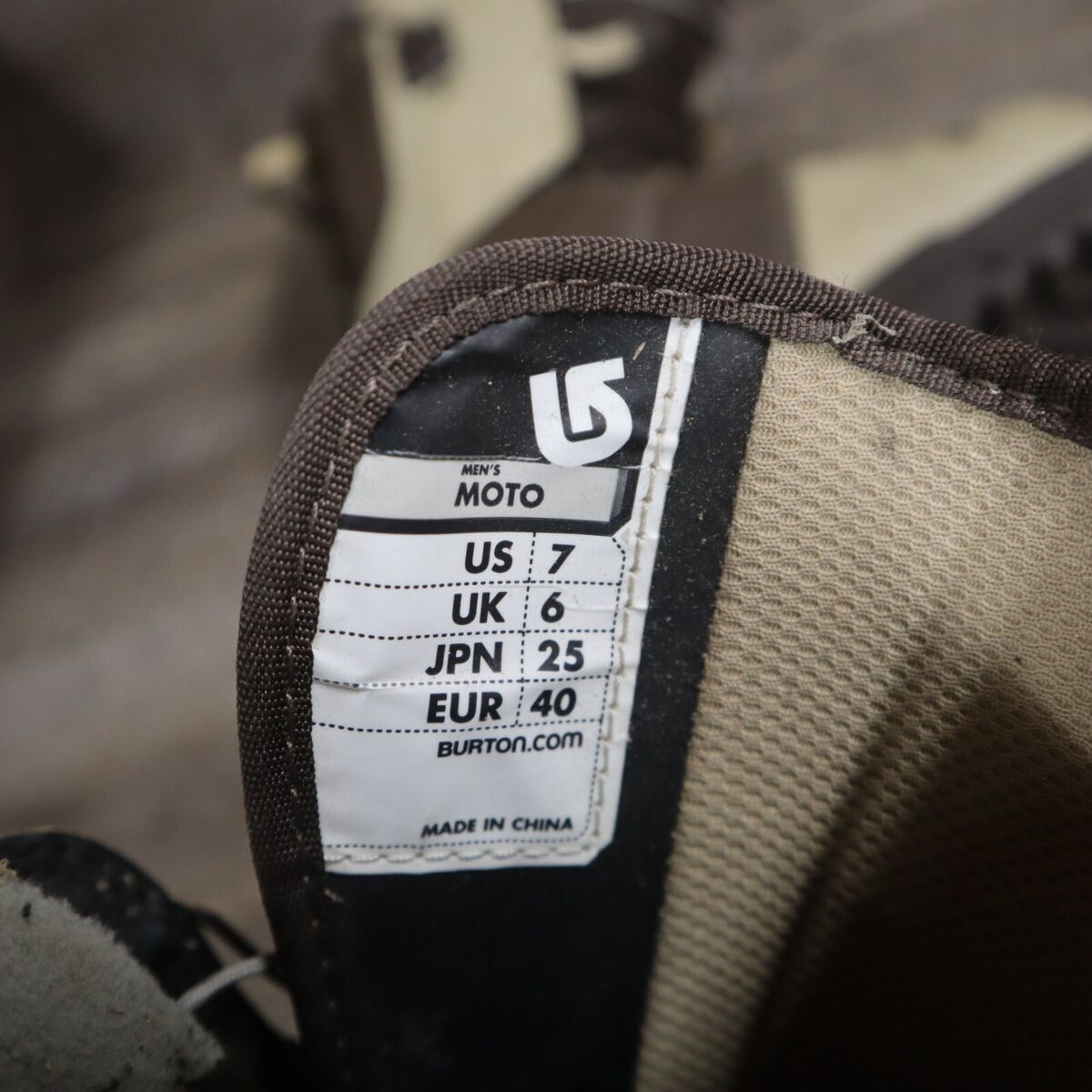 NEW: Burton Moto Brown Imprint 1 Snowboard Boots Size USA NEW: Burton Moto Brown Imprint 1 Snowboard Boots Size USA