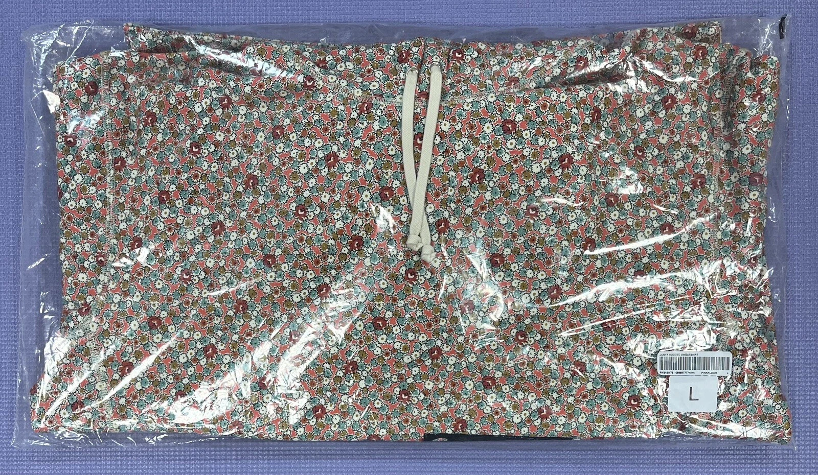 Sweats shirt à capuche Supreme JUNYA WATANABE L fleurs roses CDG sweat à capuche