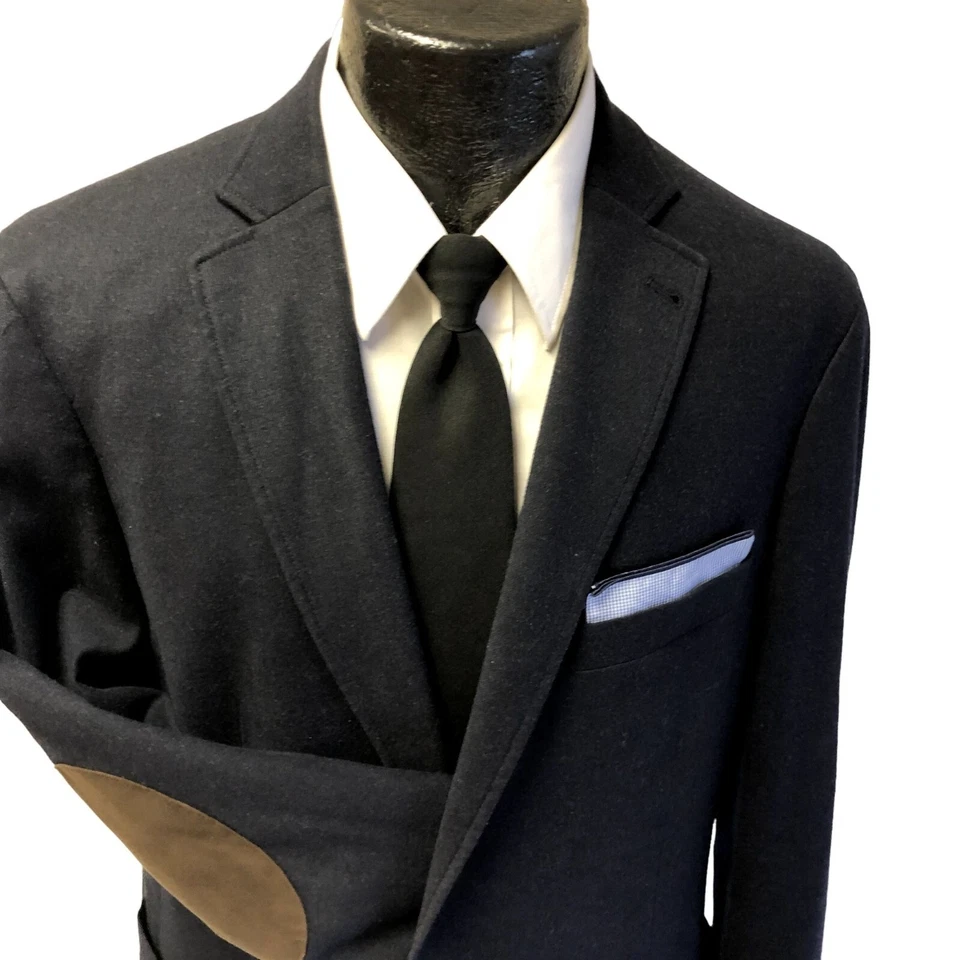 Daniel Cremieux Navy UNSTRUCTURED Sport Coat SURGEON CUFF Jacket Shooting Blazer - Image 4 of 4