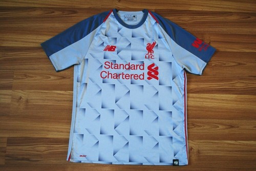 THE REDS NEW BALANCE LIVERPOOL FC 2018/2019 3RD AWAY SHIRT TAILLE HOMME PETIT