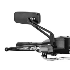 MOFUN Rectangle Black Rear-View Mirrors For Harley Road Glide TOURING Road King