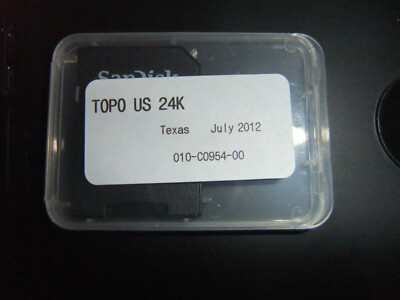  Garmin TOPO US 24K Texas maps on micro sd 010-C0954-00