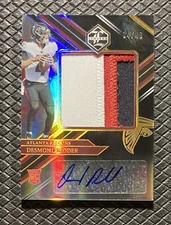 DESMOND RIDDER 2022 Panini Limited Jumbo Rookie Patch Auto 4/49 = 1/1 Falcons RC