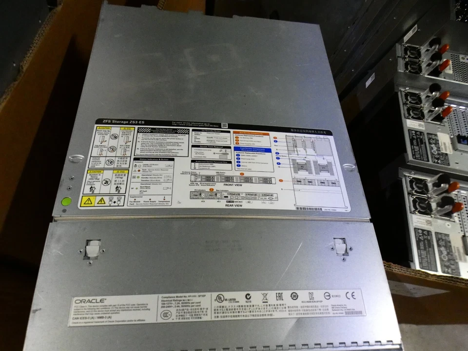 Sun Oracle ZFS Storage ZS3-ES Appliance 256GB RAM 2x Xeon E5-2658 2.1GHZ NO SSD - Image 4 of 4